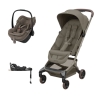 Fame Cabin , Pebble Slide Pro Oak Truffle e FamilyFix Slide Pro da Maxi Cosi 1